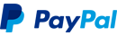 Wir akzeptieren Paypal per Zahlung