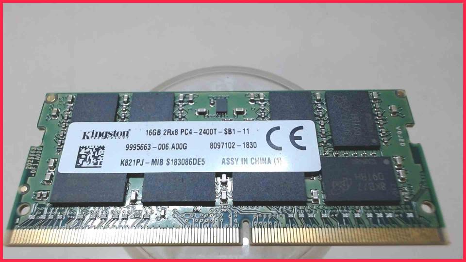 16GB DDR4 Memory RAM Kingston PC4-2400T-SB1-11 Precision 7520 P53F -2