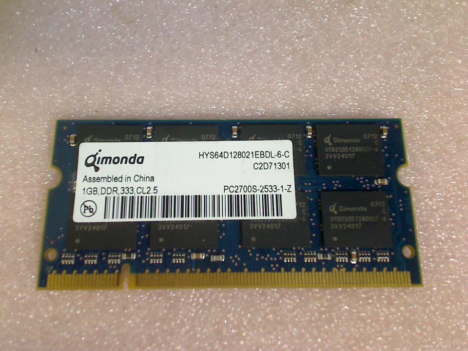 1GB DDR memory RAM Qimonda 333 CL2.5 SODIMM Benq Joybook 5100G dh5100
