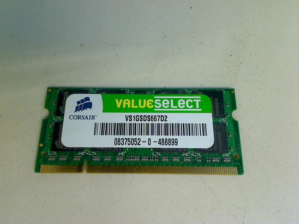 1GB DDR2 memory RAM Corsair PC2-5300S Clevo M760TU