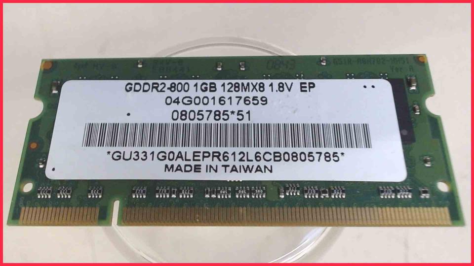 1GB DDR2 memory RAM GDDR2-800 128MX8 1.8V EP Asus X73S