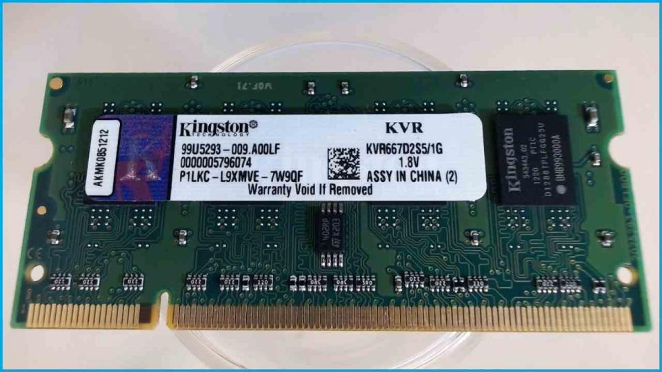 1GB DDR2 memory RAM Kingston KVR667D2S5/1G HP Compaq nc6220