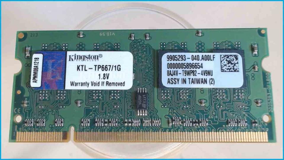 1GB DDR2 memory RAM Kingston PC2-5300 667 Tecra A8 PTA83E