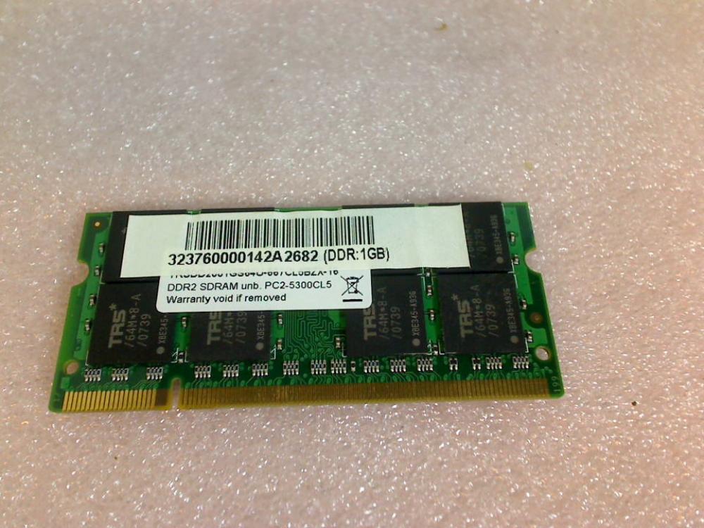 1GB DDR2 memory RAM PC2-5300CL5 Maxdata Belinea o.book 1.1 8515 -2