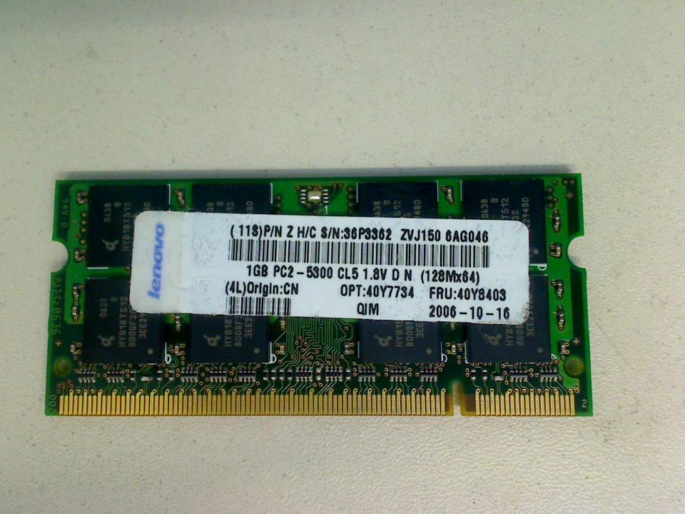 1GB DDR2 memory RAM PC2.5300 CL5 1.8V D N Dell D620 PP18L -4