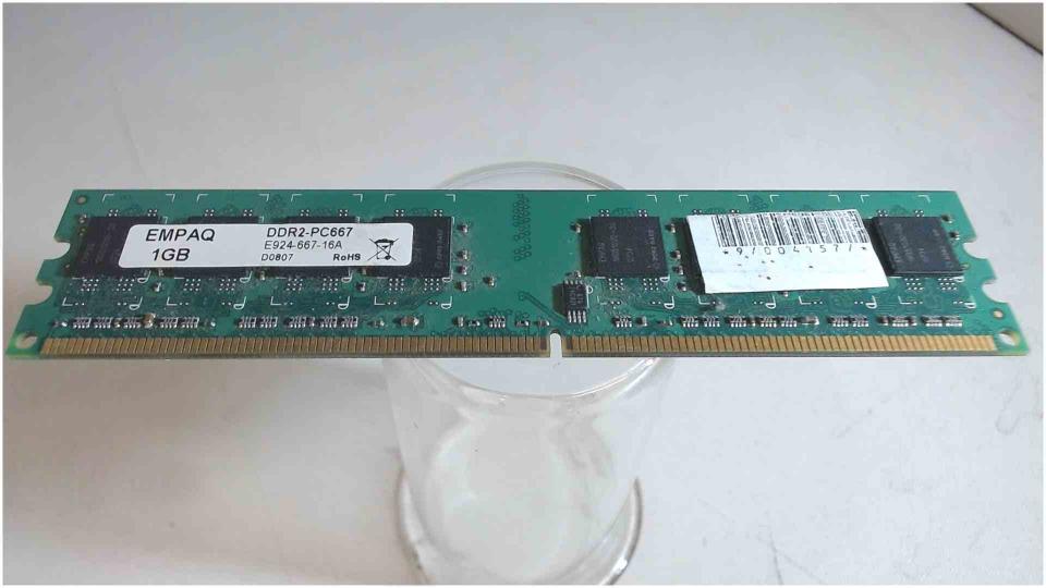 1GB DDR2 Arbeitsspeicher RAM PC667 Empaq E924-667-16A