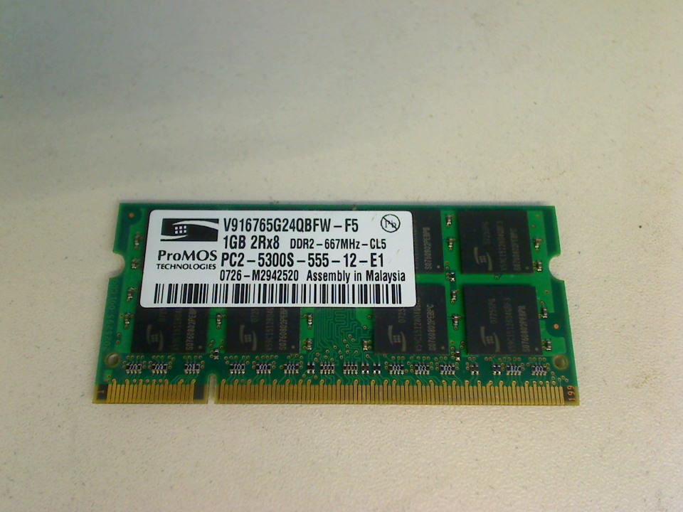 1GB DDR2 memory RAM ProMOS PC2-5300S-555-12-E1 HP Compaq 6710b (4)