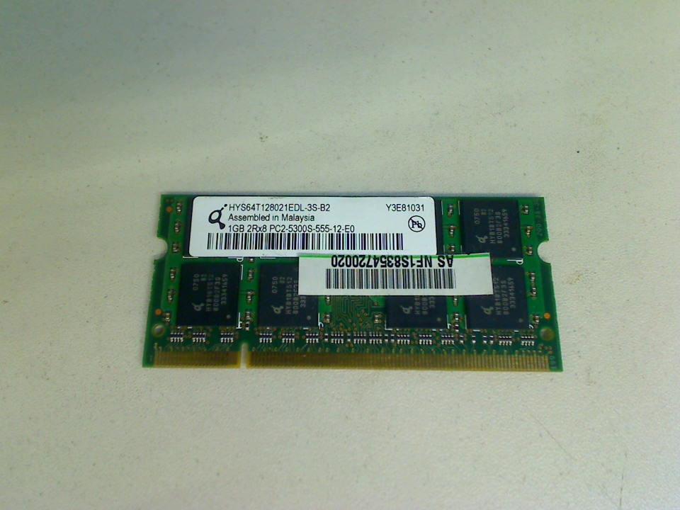 1GB DDR2 memory RAM Qimonda PC2-5300S-555-12-E0 Lenovo T61 8895