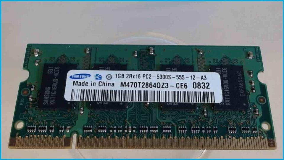 1GB DDR2 memory RAM Samsung PC2-5300S-555-12-A3 Satellite L300D-21L