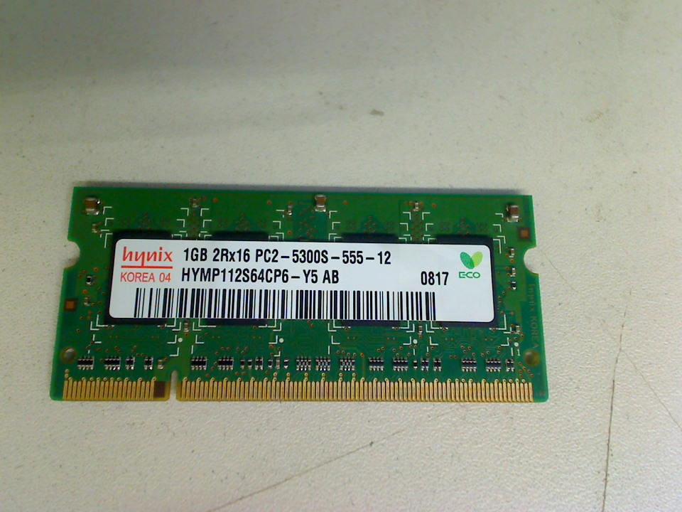 1GB DDR2 memory RAM hynix PC2-5300S-555-12 Asus X56V