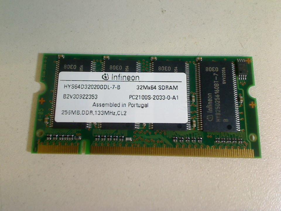 256MB RAM Memory 256MB DDR 266 PC2100 Infineon Amilo-A CY26 A7600