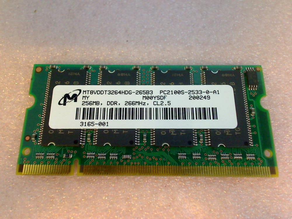 256MB RAM Memory DDR 266MHz PC2100S HP ze4292 ze4200