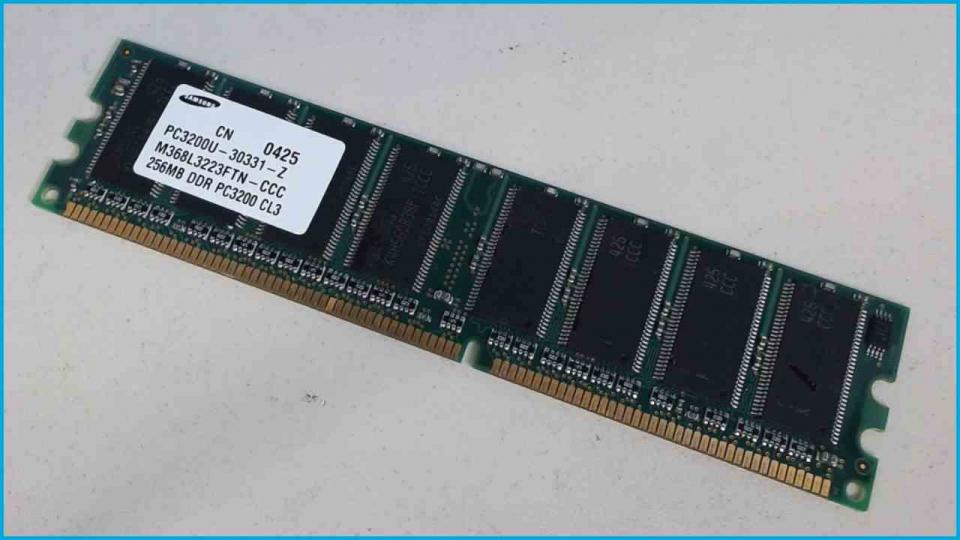 256MB RAM Memory DDR 3200 CL3 Samsung PC3200U-30331-Z