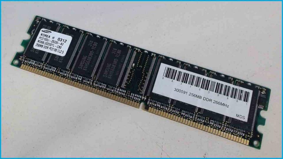 256MB RAM Arbeitsspeicher DDR PC2100 CL2.5 266MHz Samsung M368L3223DTL-CB0