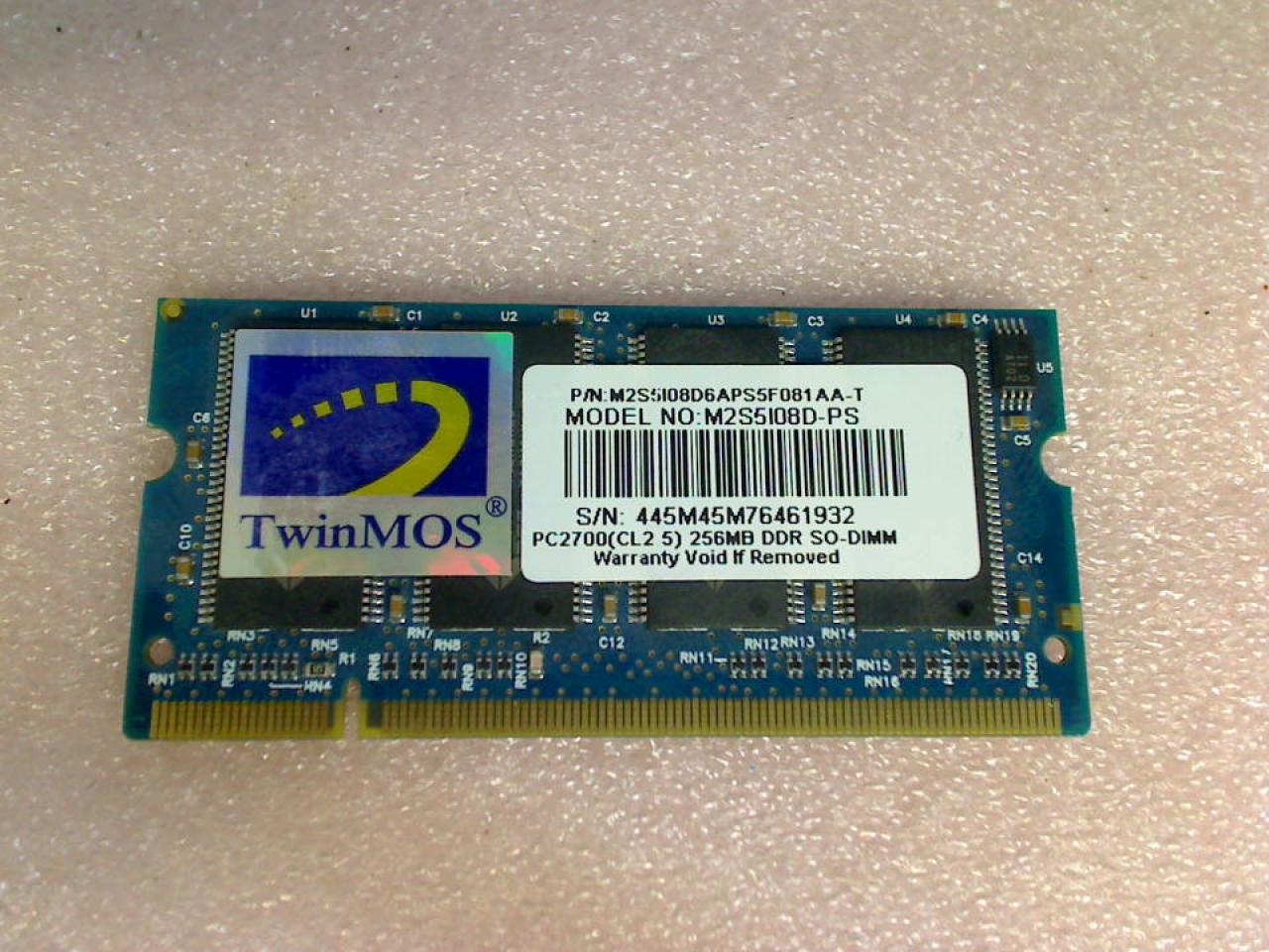 256MB RAM Memory DDR PC2700(CL2 5) SO-DIMM Averatec 6220 AV6230-GE1