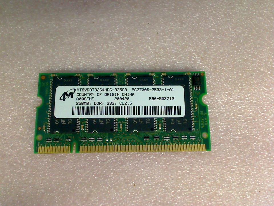 256MB RAM Memory DDR PC2700S-2533-1-A1 Fujitsu Amilo A1630 (4)