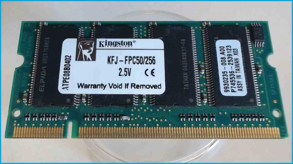 256MB RAM Memory PC2100 DDR SDRAM SODIMM Kingston KFJ-FPC50/256