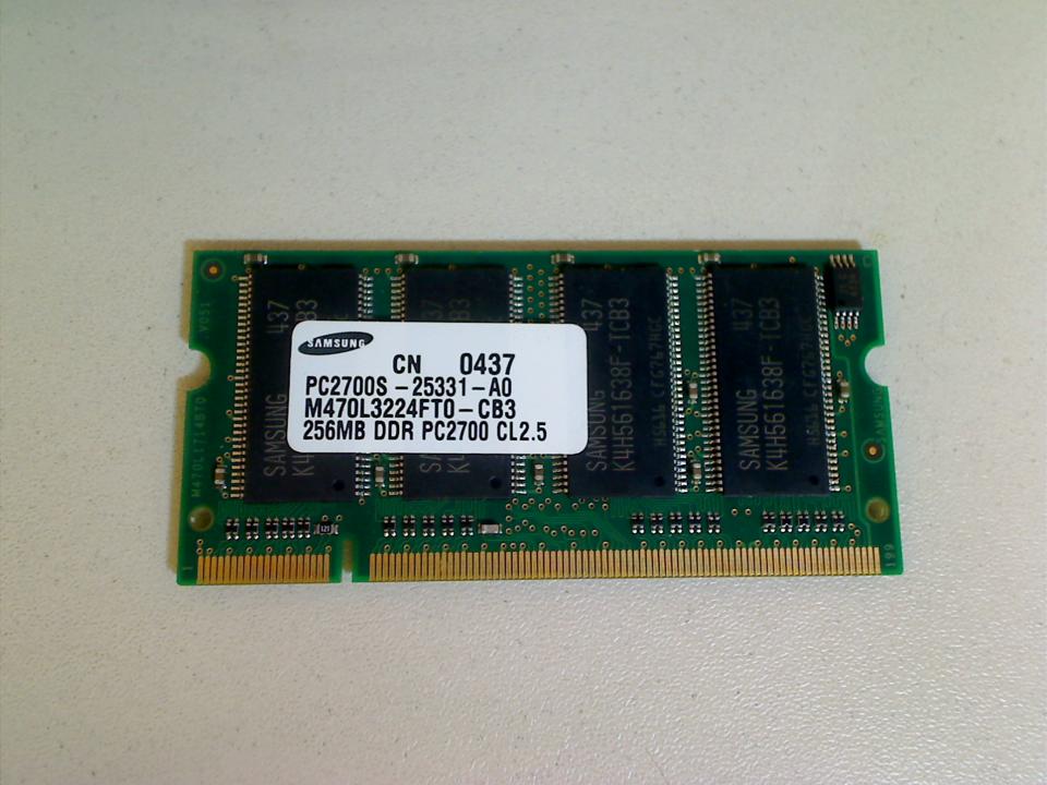 256MB RAM Memory PC2700S-25331-A0 Samsung