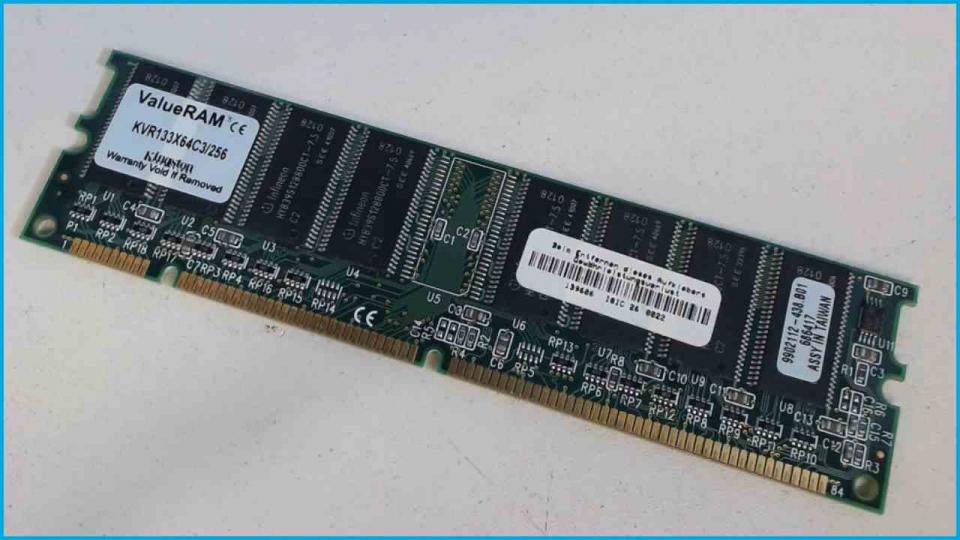 256MB RAM Memory SDRAM PC133 DIMM Kingston KVR133X64C3/256