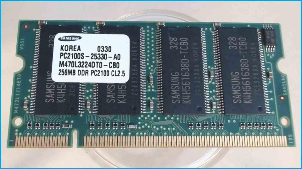 256MB RAM Memory Samsung DDR PC2100 CL2.5 Dell Latitude D500 PP05L