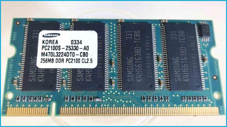 256MB RAM Memory Samsung DDR PC2100 CL2.5 Dell PP05L D600 -3