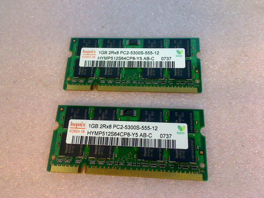 2GB DDR2 memory Ram 2x1GB Hynix PC2-5300S Fujitsu Amilo Li 2732