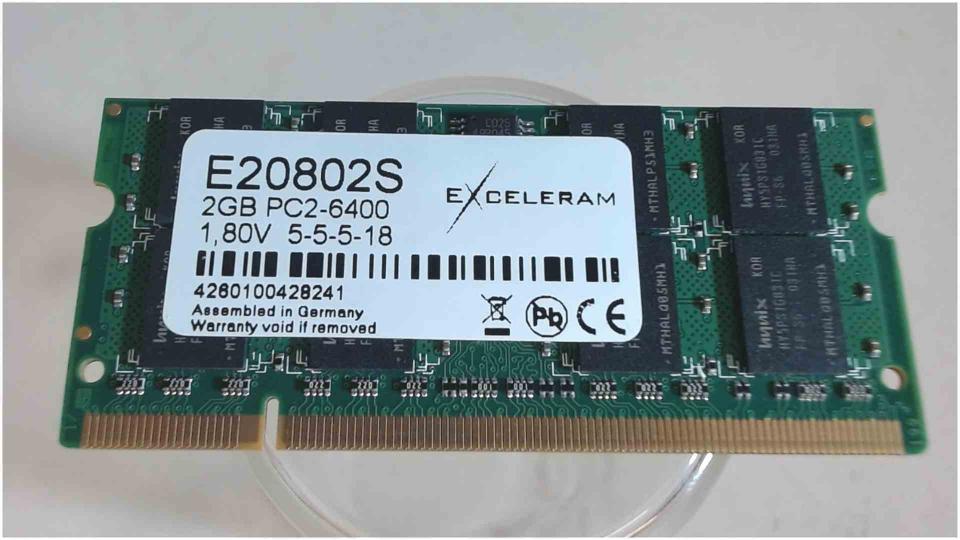 2GB DDR2 memory Ram Exceleram PC2-6400 5-5-5-18 Lifebook E8410 -2