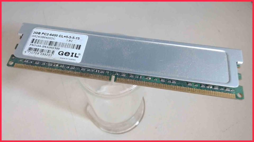 2GB DDR2 Arbeitsspeicher RAM Geil PC2-6400 CL=5-5-5-15