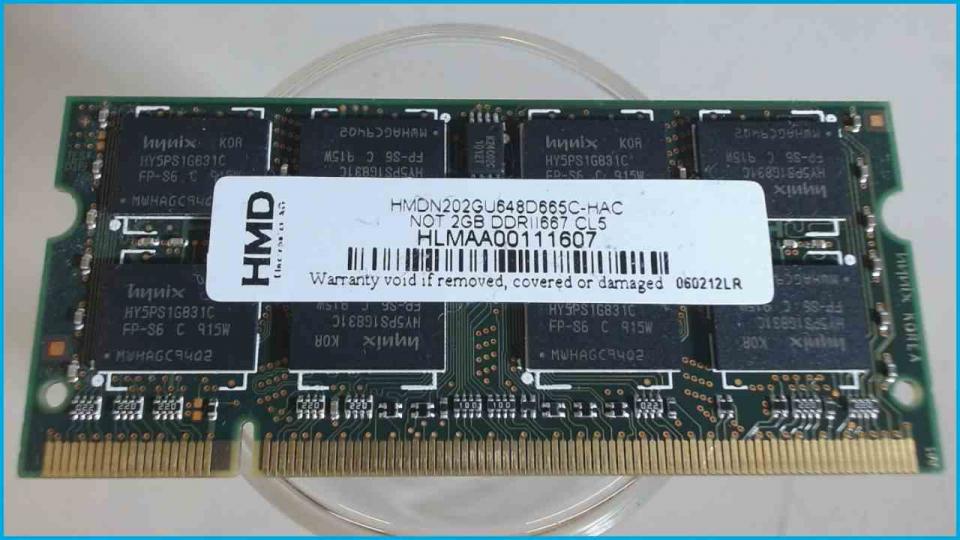 2GB DDR2 memory Ram HMD 667 CL5 MacBook Pro A1260 15 Zoll