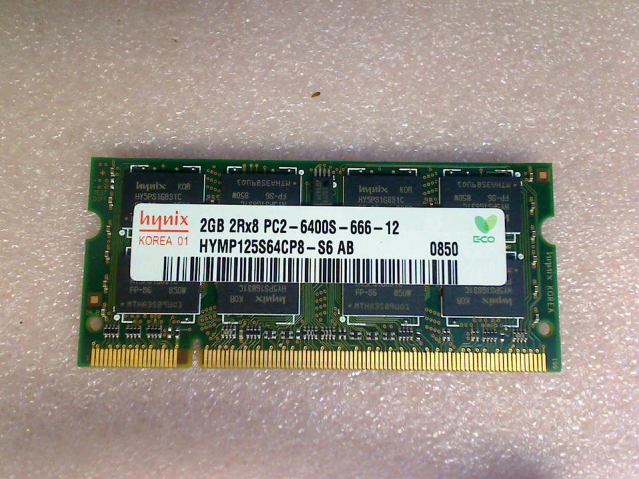 2GB DDR2 memory Ram Hynix PC2-6400S-666-12 HP EliteBook 6930p