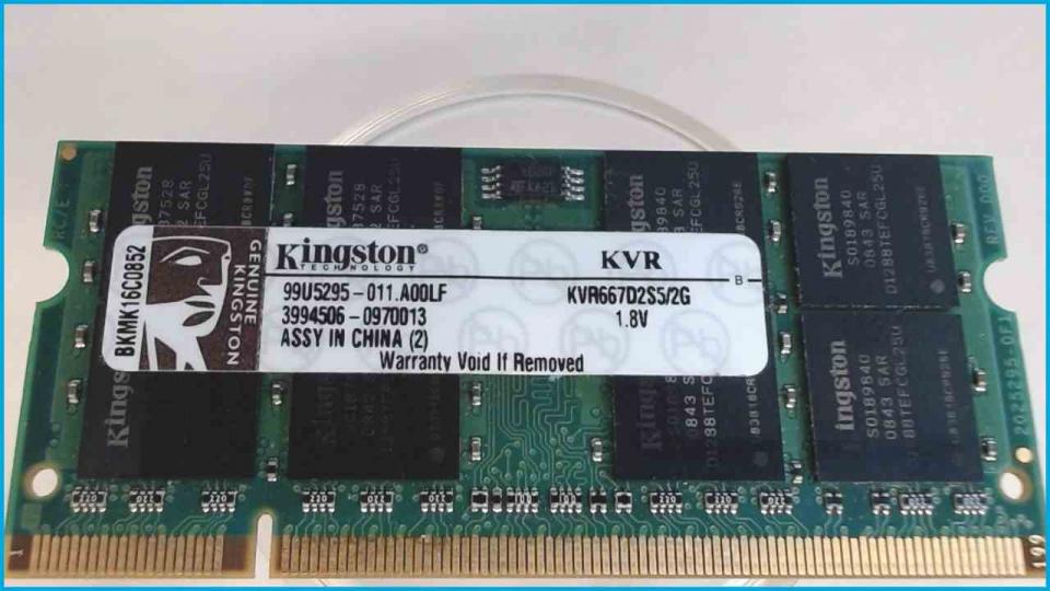 2GB DDR2 memory Ram Kingston PC2-5300 667 Terra Mobile 1744 WTI M771S