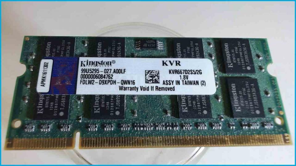 2GB DDR2 memory Ram Kingston PC2-5300 667 Thinkpad T61 -3