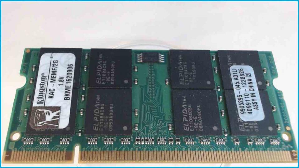 2GB DDR2 memory Ram Kingston PC2-5300 Terra Mobile 1744 WTI M771S