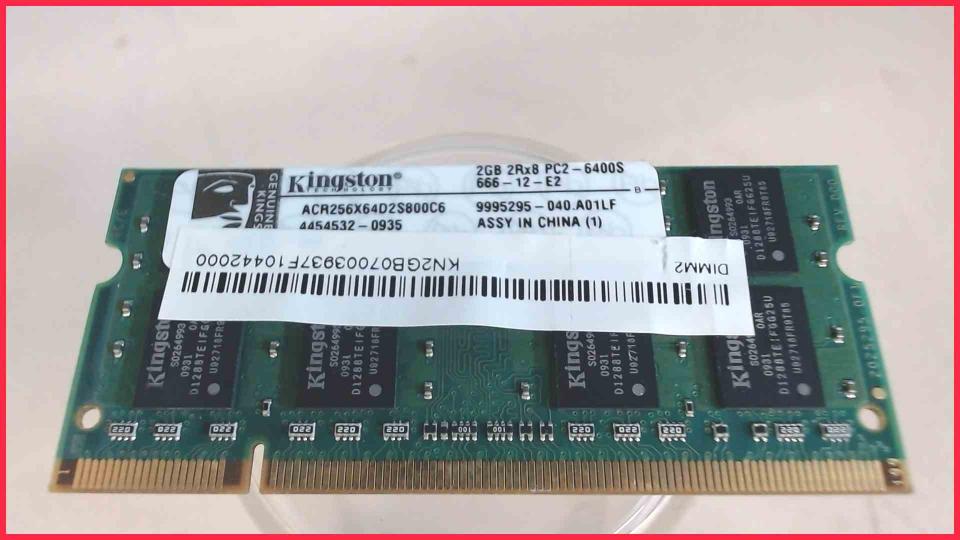 2GB DDR2 memory Ram Kingston PC2-6400S Aspire 5738ZG MS2264 -2