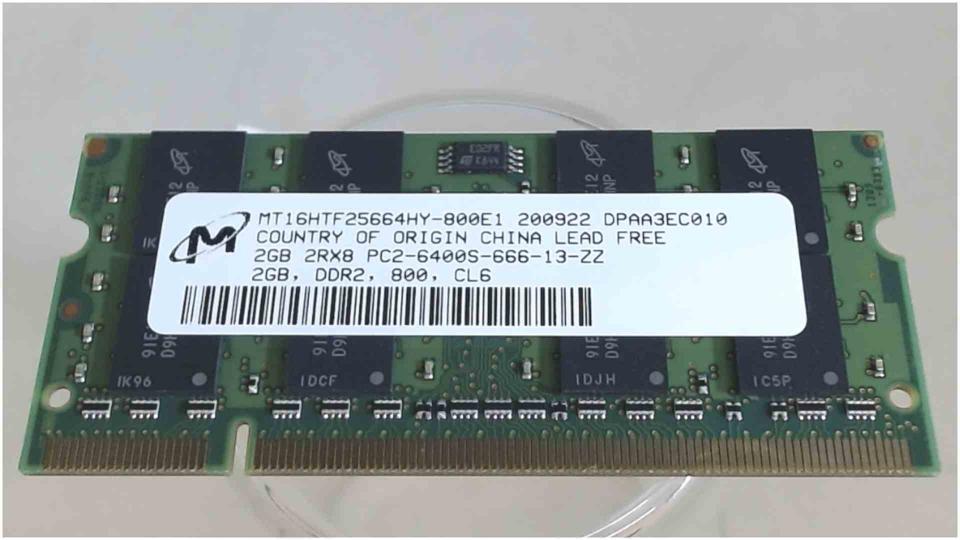 2GB DDR2 memory Ram Micron PC2-6400S-666-12-ZZ Compaq 6735b -2