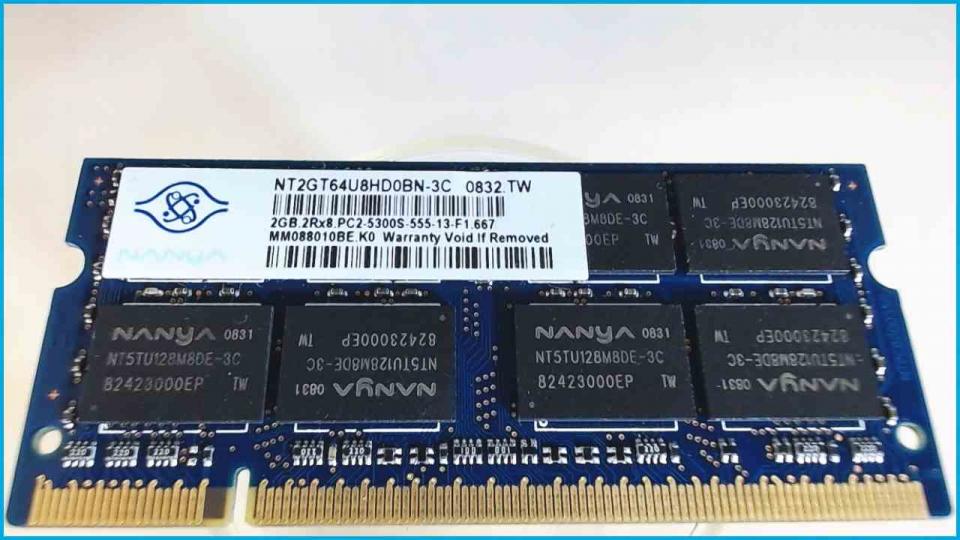2GB DDR2 memory Ram Nanya PC2-5300S-555-13-F1.667 HP Mini 210-1011eg