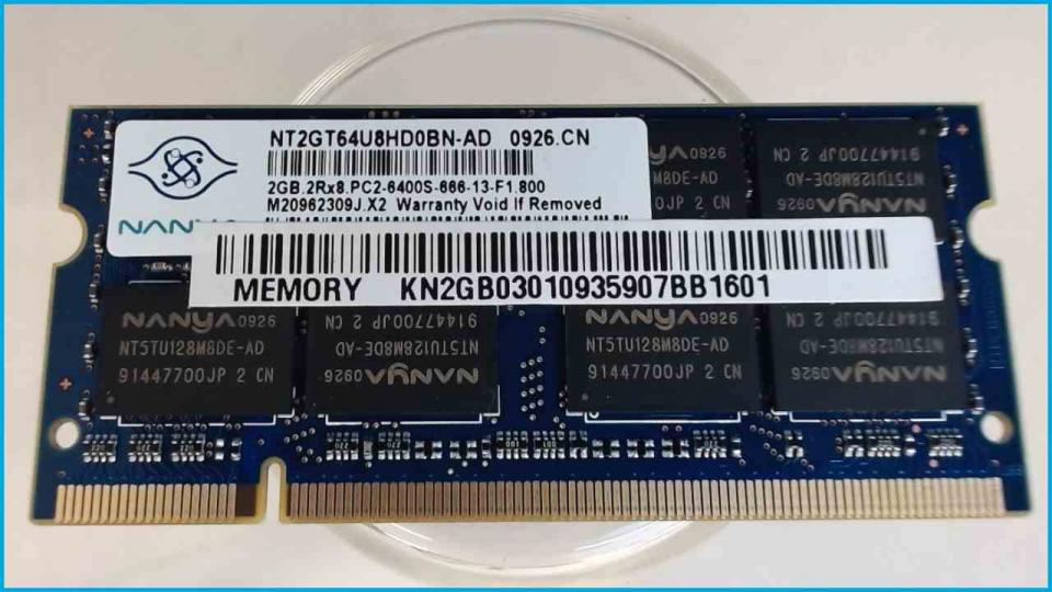 2GB DDR2 memory Ram Nanya PC2-6400S-666-13-F1.800 eMachines G725 KAWH0