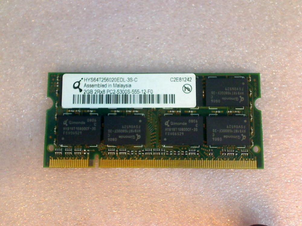 2GB DDR2 memory Ram PC2-5300S Acer TravelMate 5730G MS2231