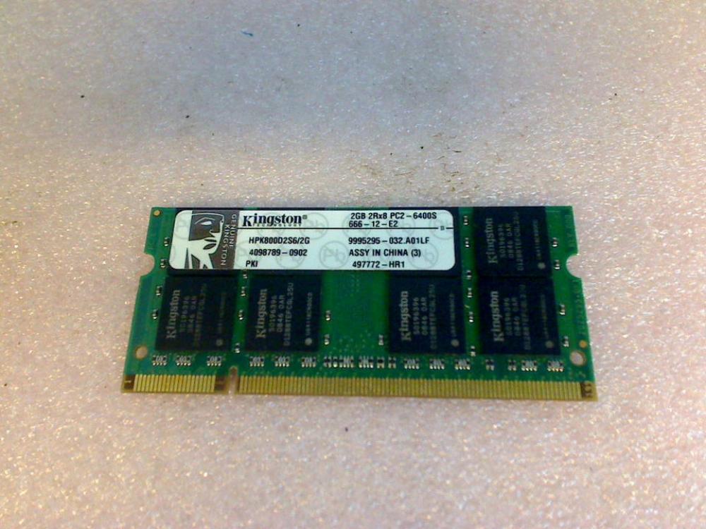 2GB DDR2 memory Ram PC2-6400S Kingston HPK800D2S6/2G MSI EX623 MS-1674