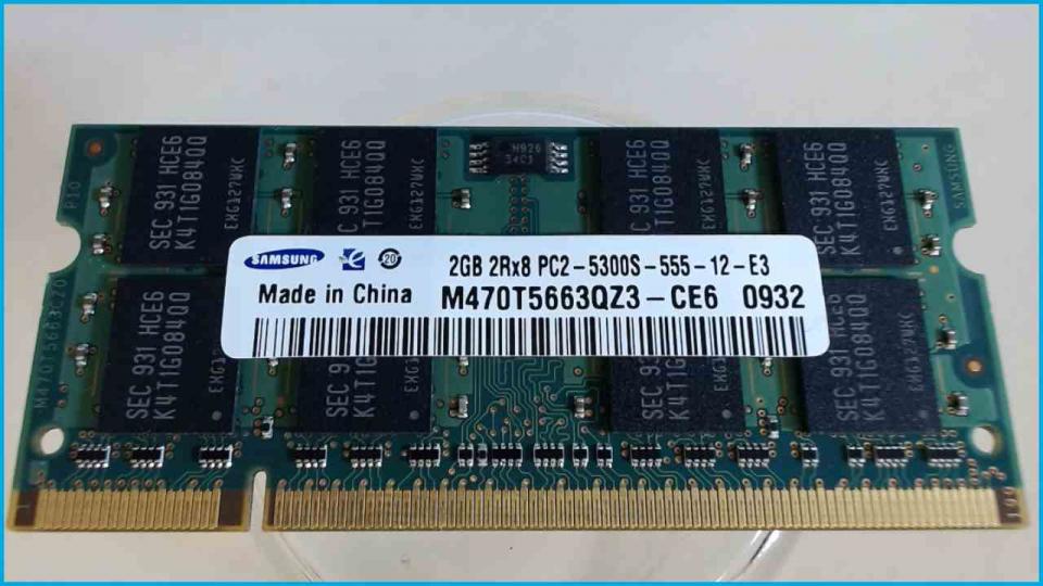 2GB DDR2 memory Ram Samsung PC2-5300S-555-12-E3 Amilo Xa1526 XTB70 -4