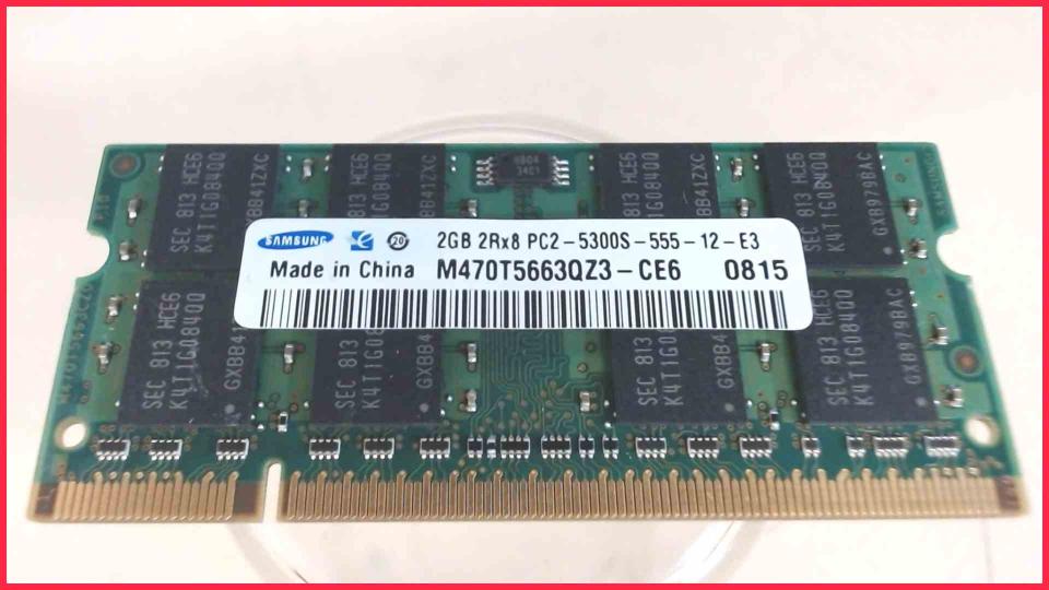 2GB DDR2 memory Ram Samsung PC2-5300S-555-12-E3 Asus X51R -2