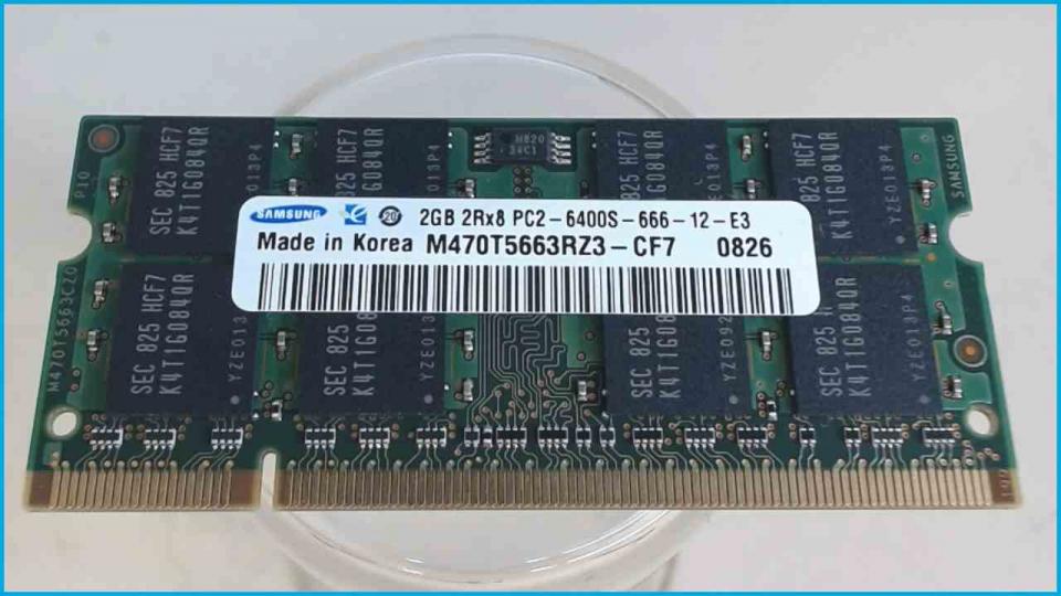 2GB DDR2 memory Ram Samsung PC2-6400S-12-E3 Asus X57V -2