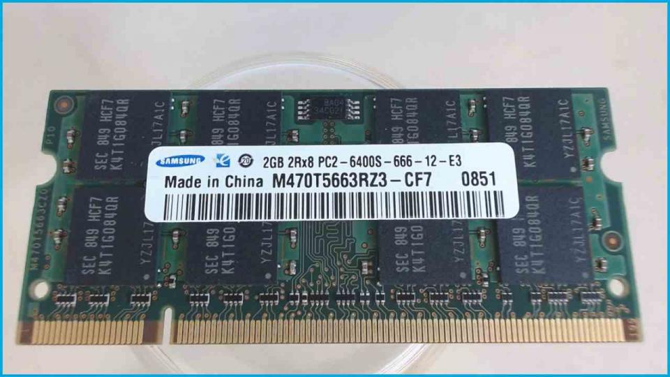 2GB DDR2 memory Ram Samsung PC2-6400S-12-E3 Satellite Pro L300-26H