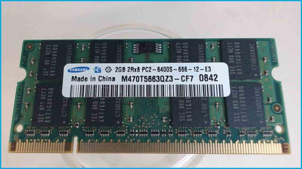 2GB DDR2 memory Ram Samsung PC2-6400S-666-12-E3 Satellite L300-226