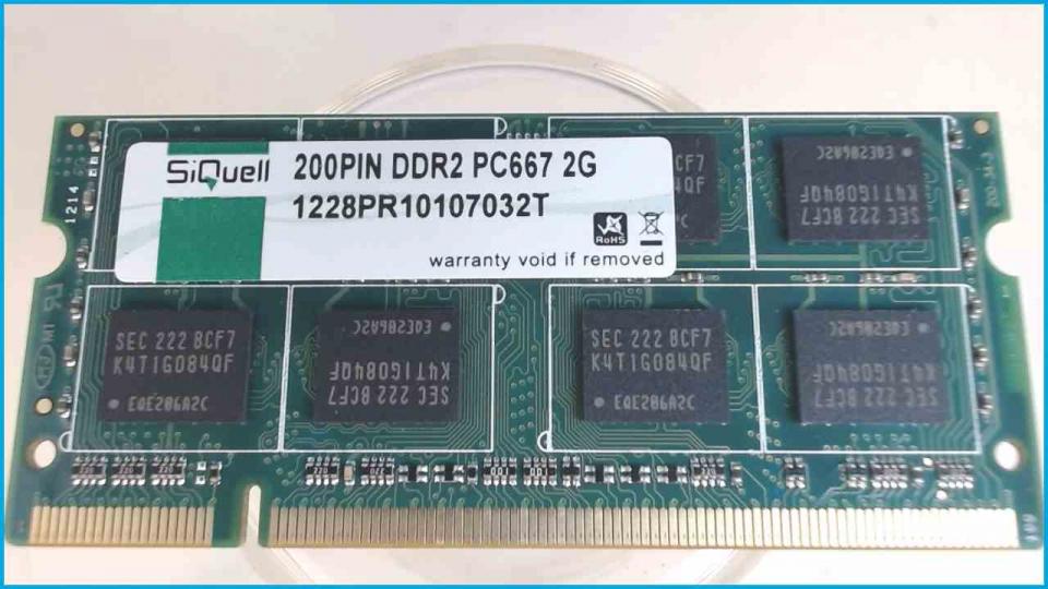 2GB DDR2 memory Ram SiQuell 200PIN PC667 HP Compaq 6910P -3
