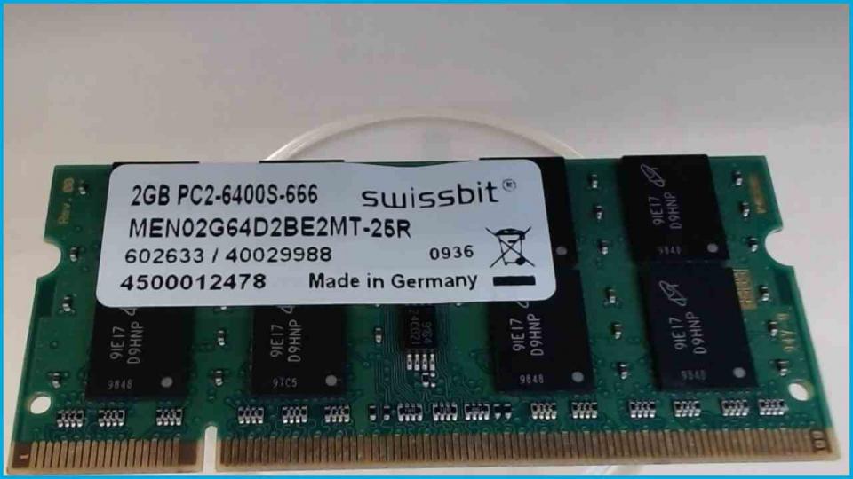 2GB DDR2 memory Ram Swissbit PC2-6400S-666 Samsung Q35 NP-Q35