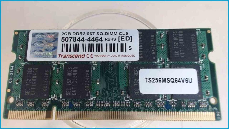 2GB DDR2 memory Ram Transcend 667 SO-Dimm CL5 MSI VR601 MS-163C -2