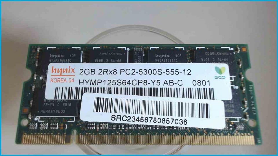 2GB DDR2 memory Ram hynix PC2-5300S-555-12 Samsung R41 NP-R41