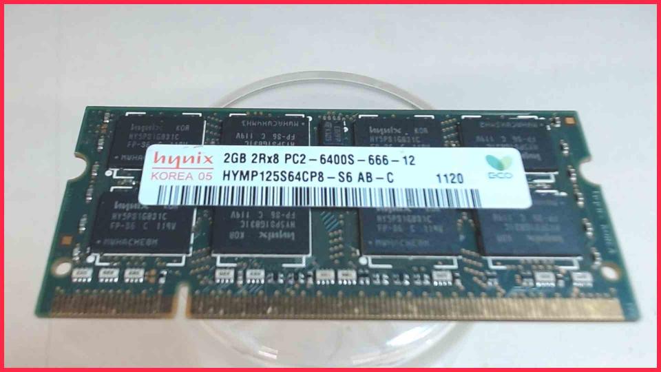 2GB DDR2 memory Ram hynix PC2-6400S-666-12 Samsung NP-R522H