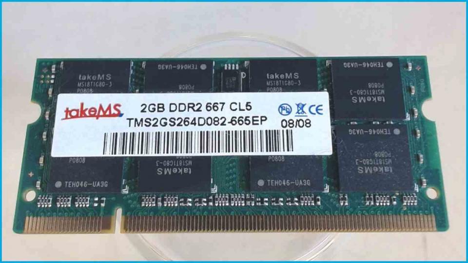 2GB DDR2 memory Ram takeMS 667 CL5 SODIMM Terra Mobile 8411 EAA-89
